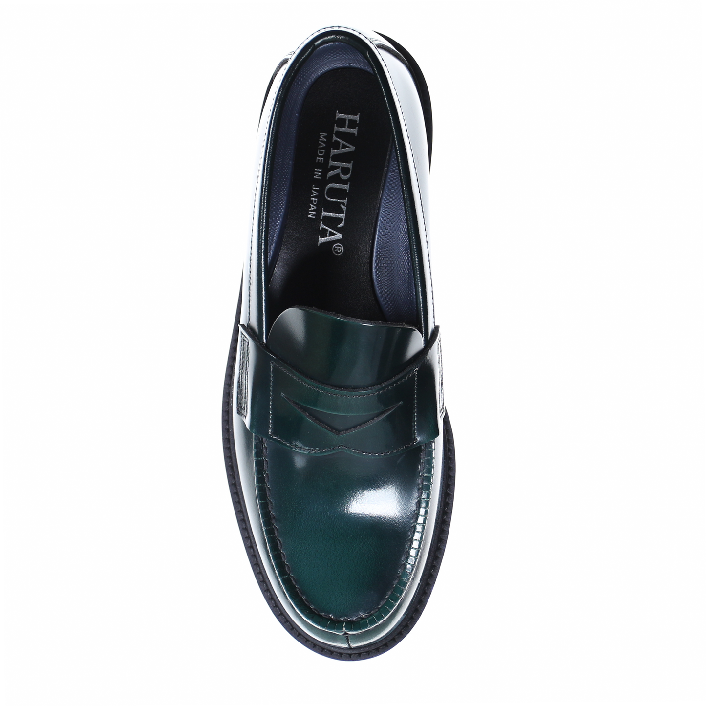 HARUTA Extralight coin loafer -MEN-706X Green