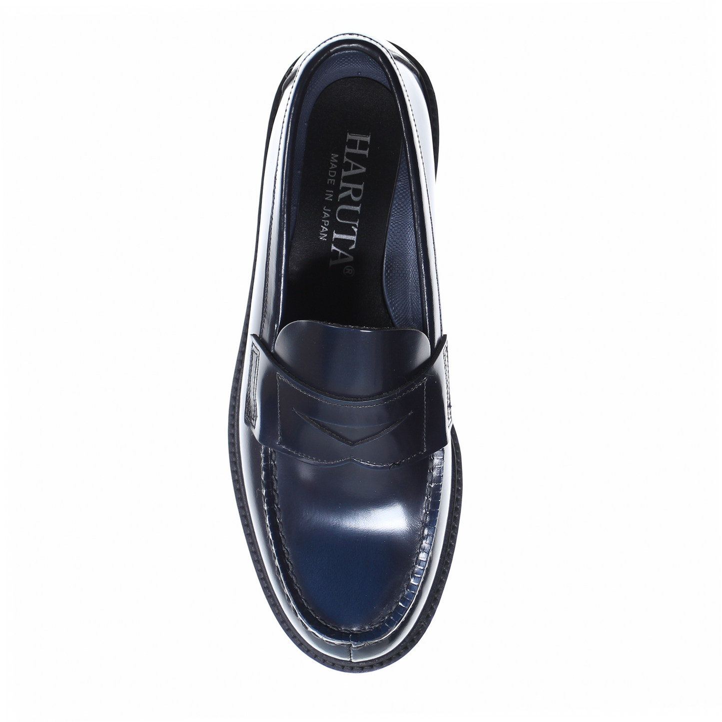 HARUTA Extralight coin loafer -MEN-706X NAVY