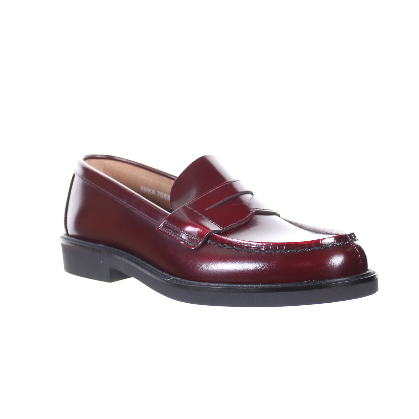 HARUTA Extralight coin loafer -MEN-706X BUGANDY