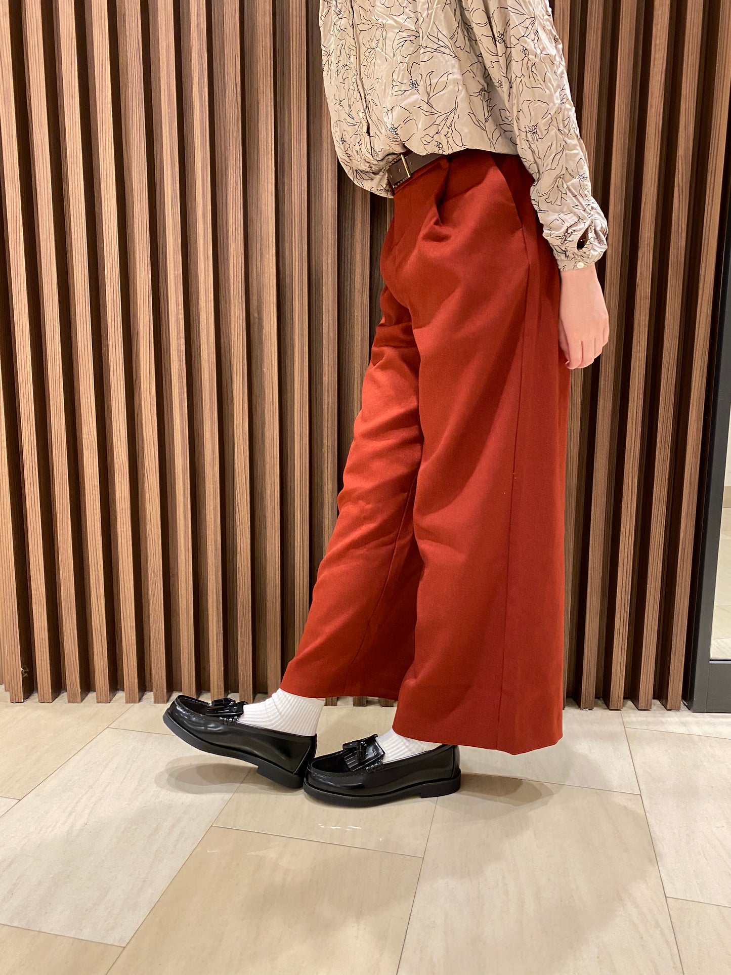 HARUTA Extralight Quilt Tassel loafer-Women-313X GREEN