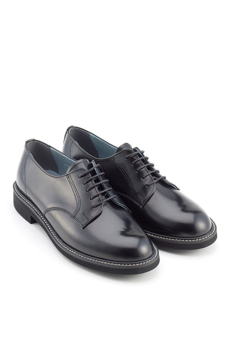 HARUTA Lace-Up Shoes-WOMEN-370 BLACK