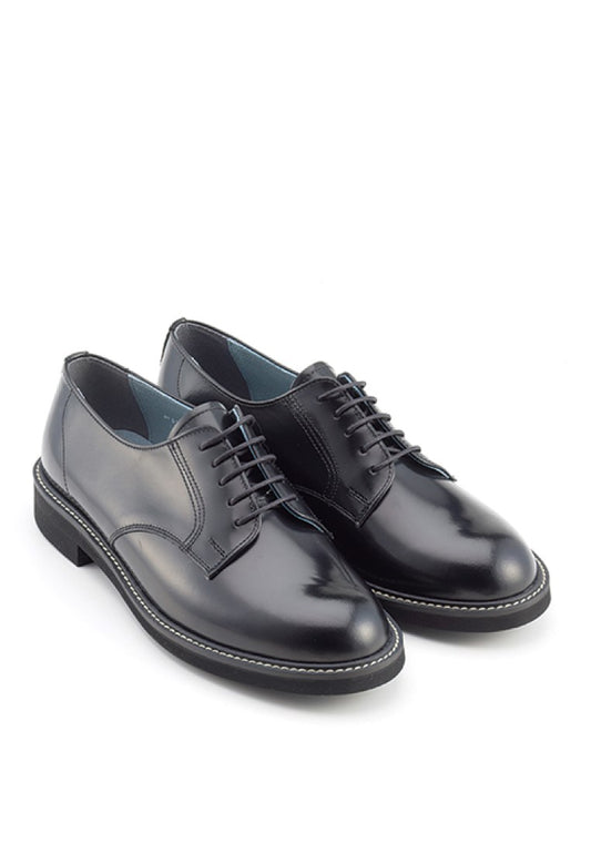 HARUTA Lace-Up Shoes-WOMEN-370 BLACK