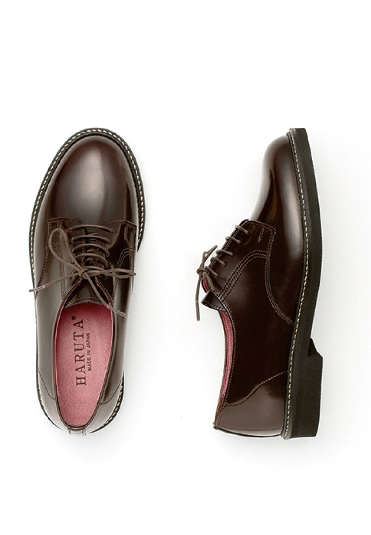 HARUTA Lace-Up Shoes-WOMEN-370 Dark Brown