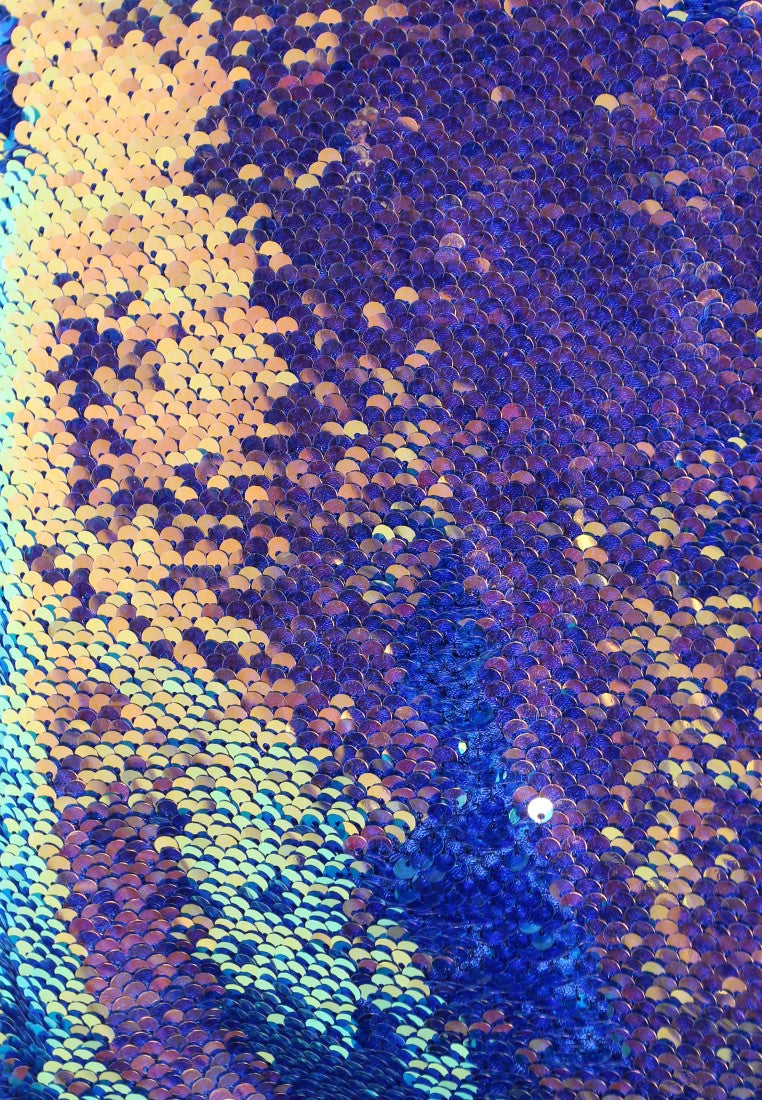 Iridescent Sequin Fabric Tote Bags