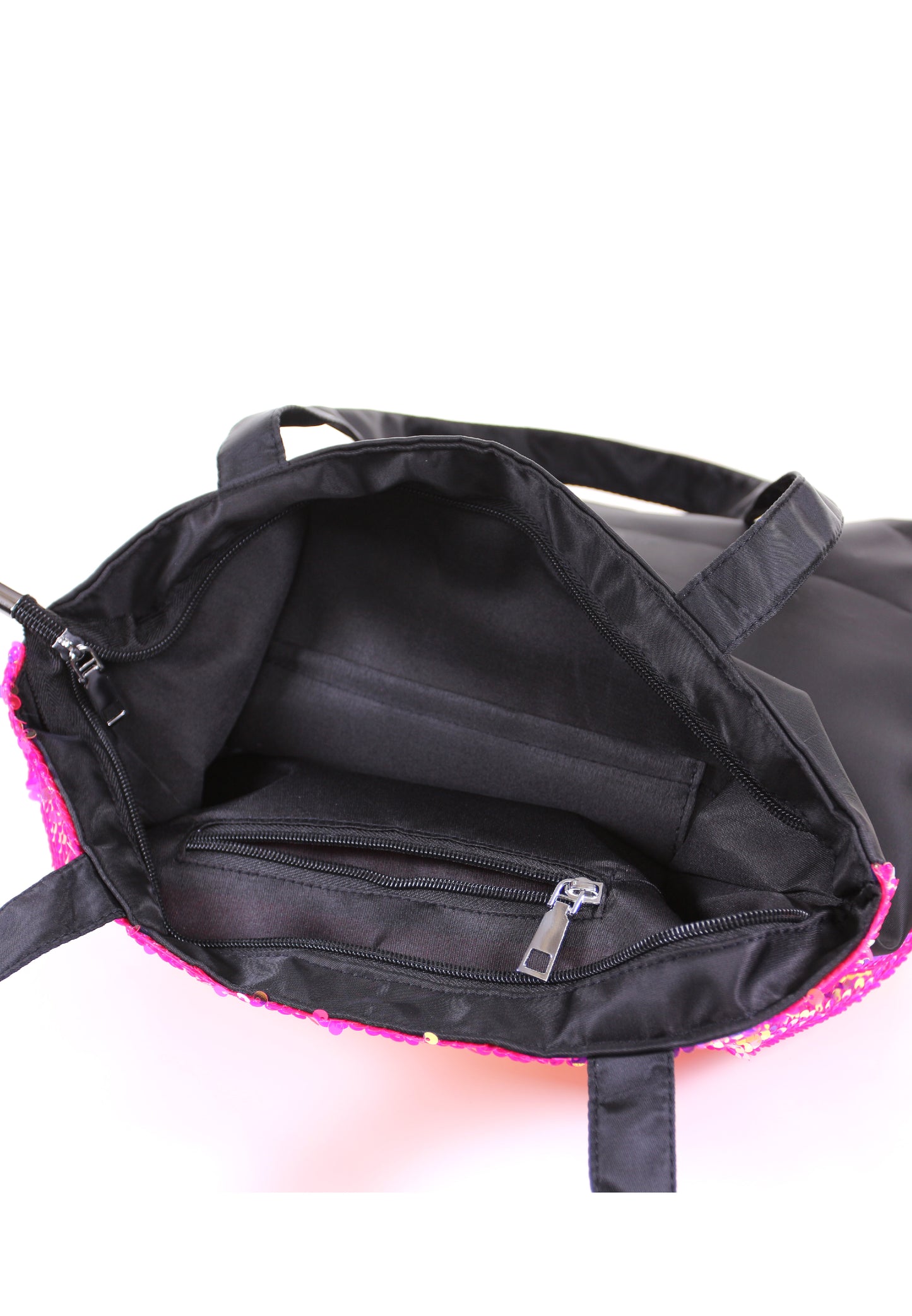 Iridescent Sequin Fabric Tote Bags