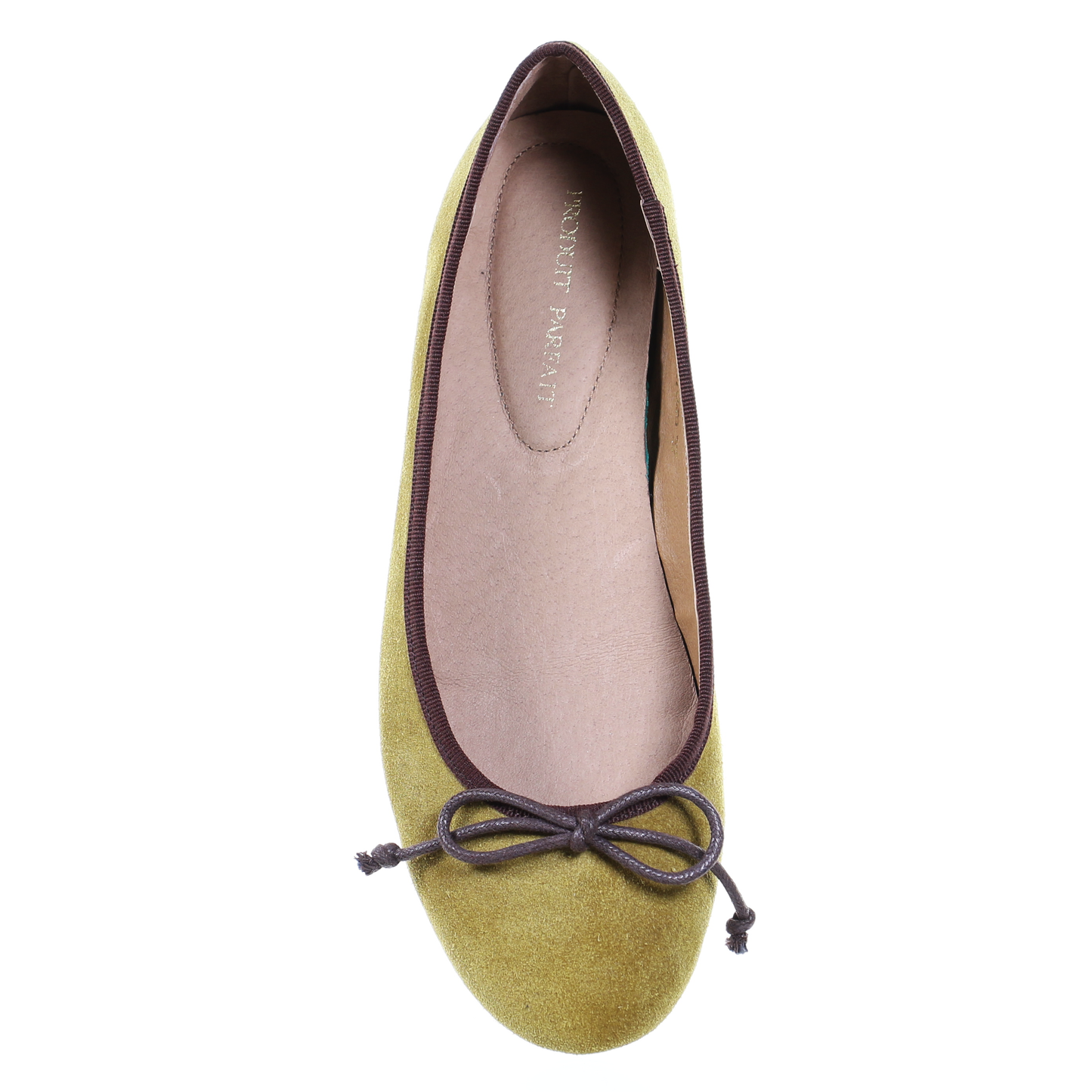 PP麂皮芭蕾舞鞋(橄欖綠)