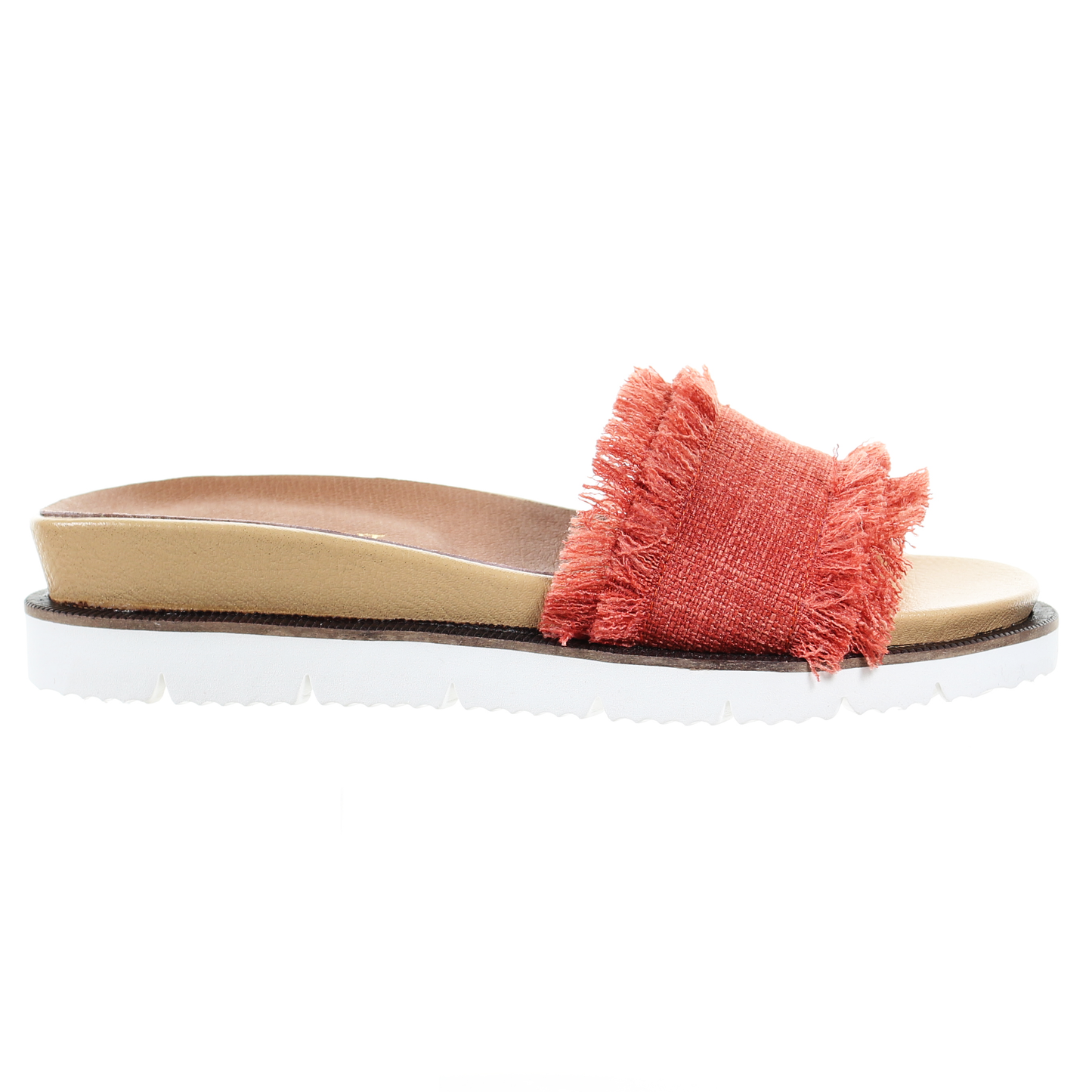 Color tassel strap comfort slipper