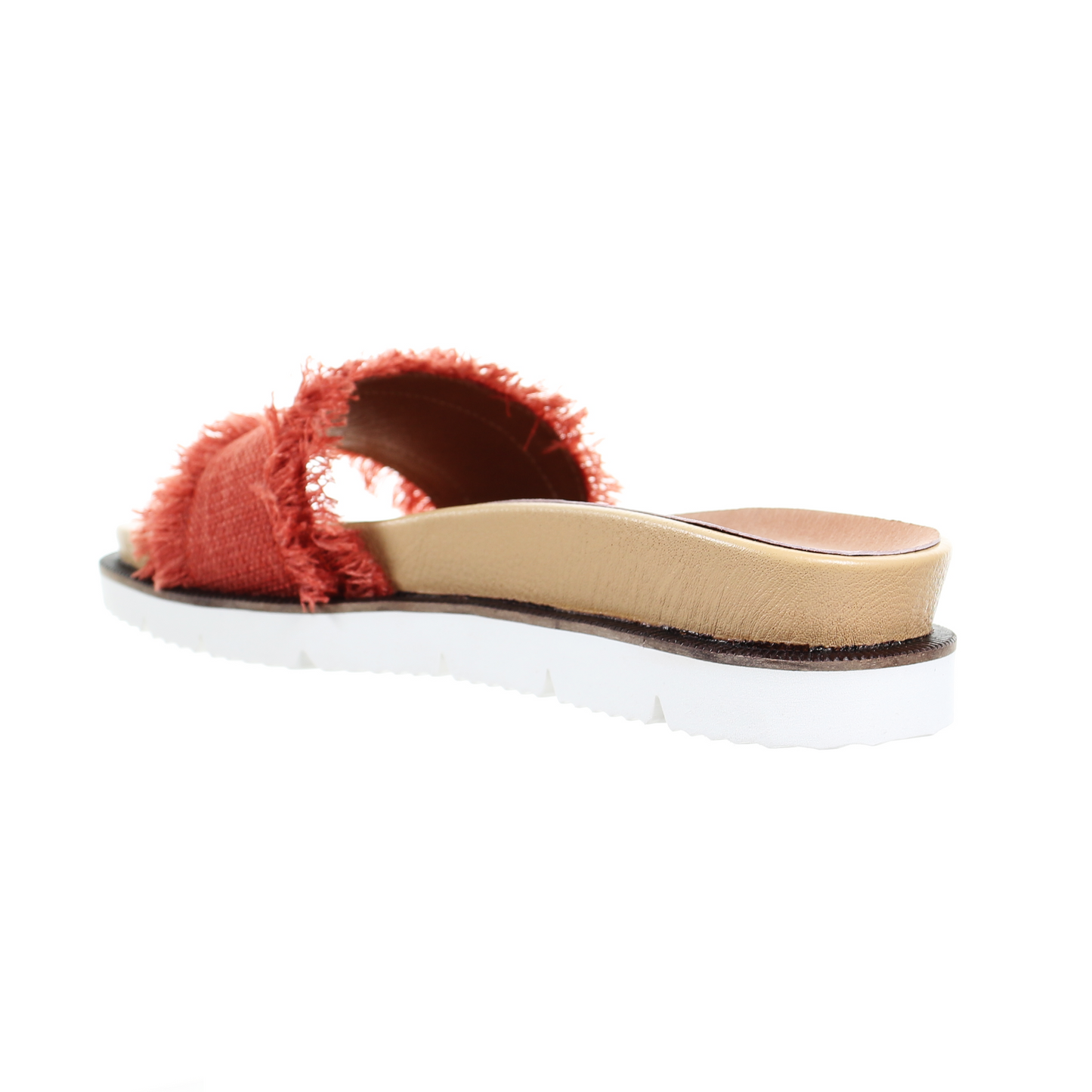 Color tassel strap comfort slipper