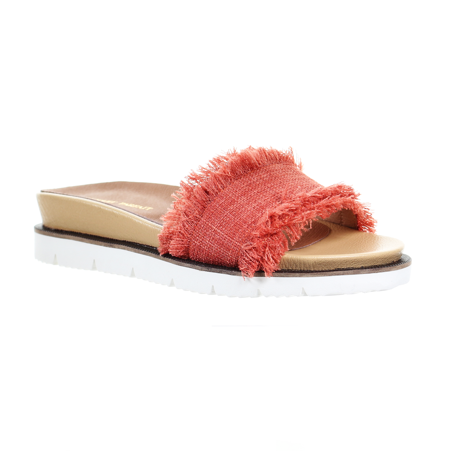 Color tassel strap comfort slipper