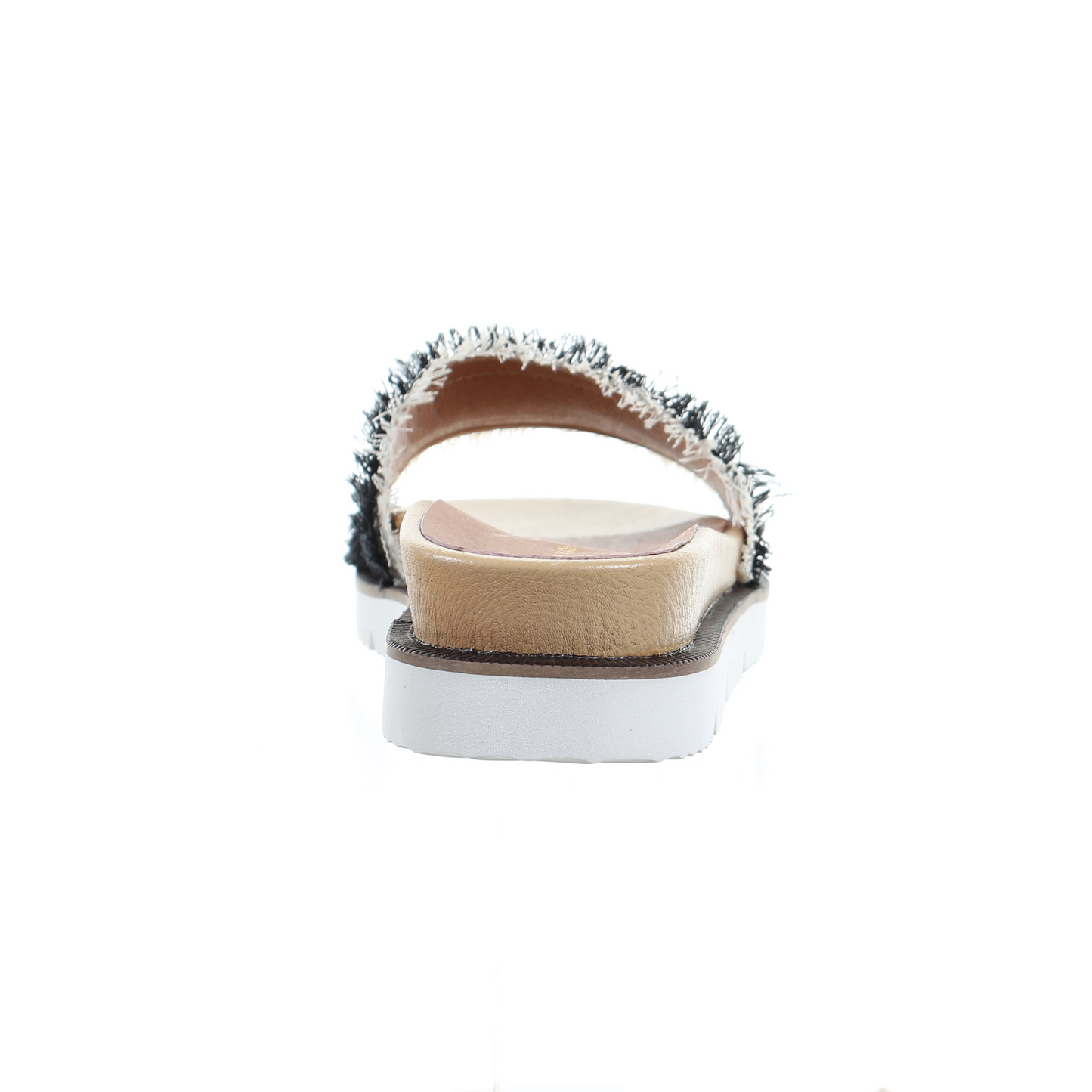 Color tassel strap comfort slipper