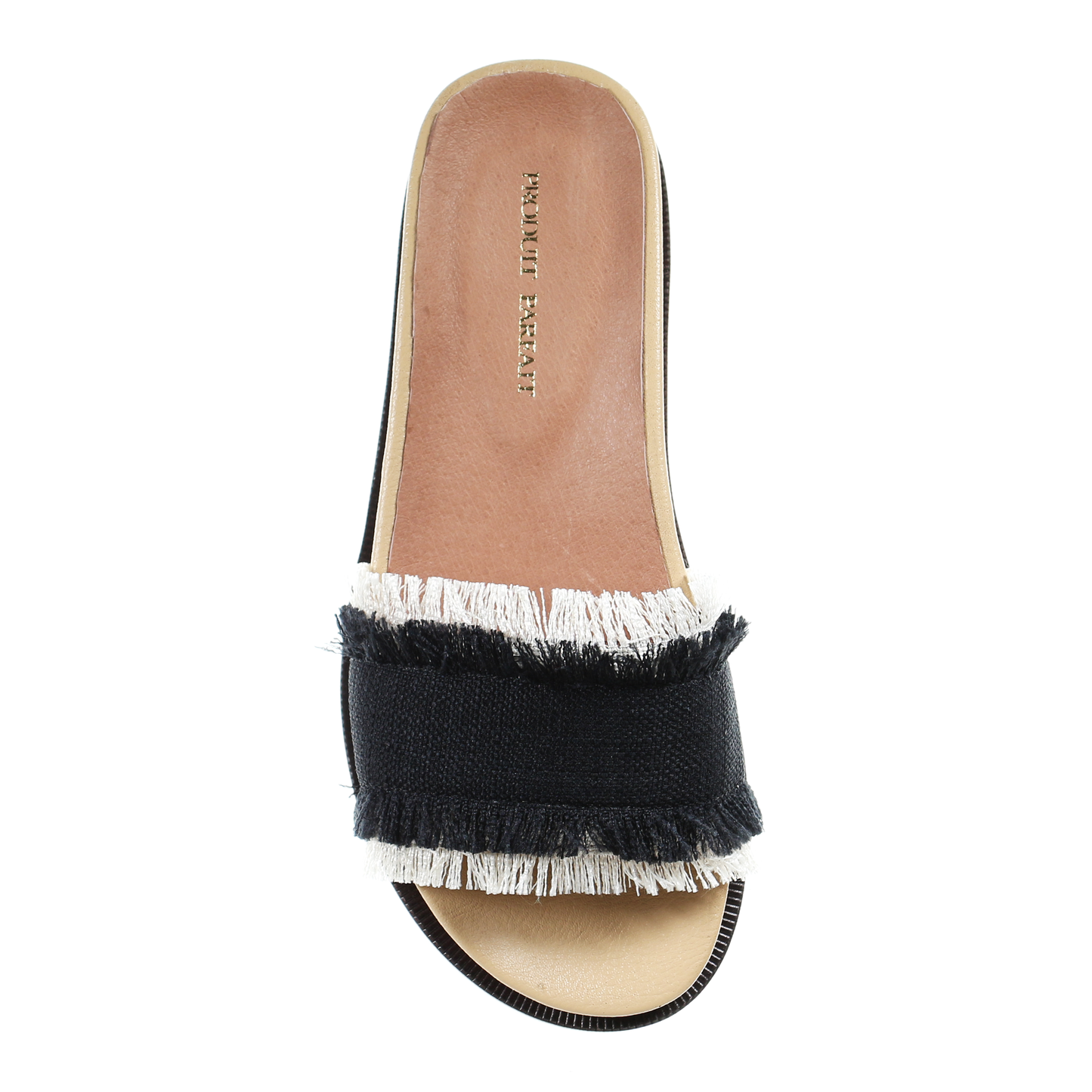 Color tassel strap comfort slipper