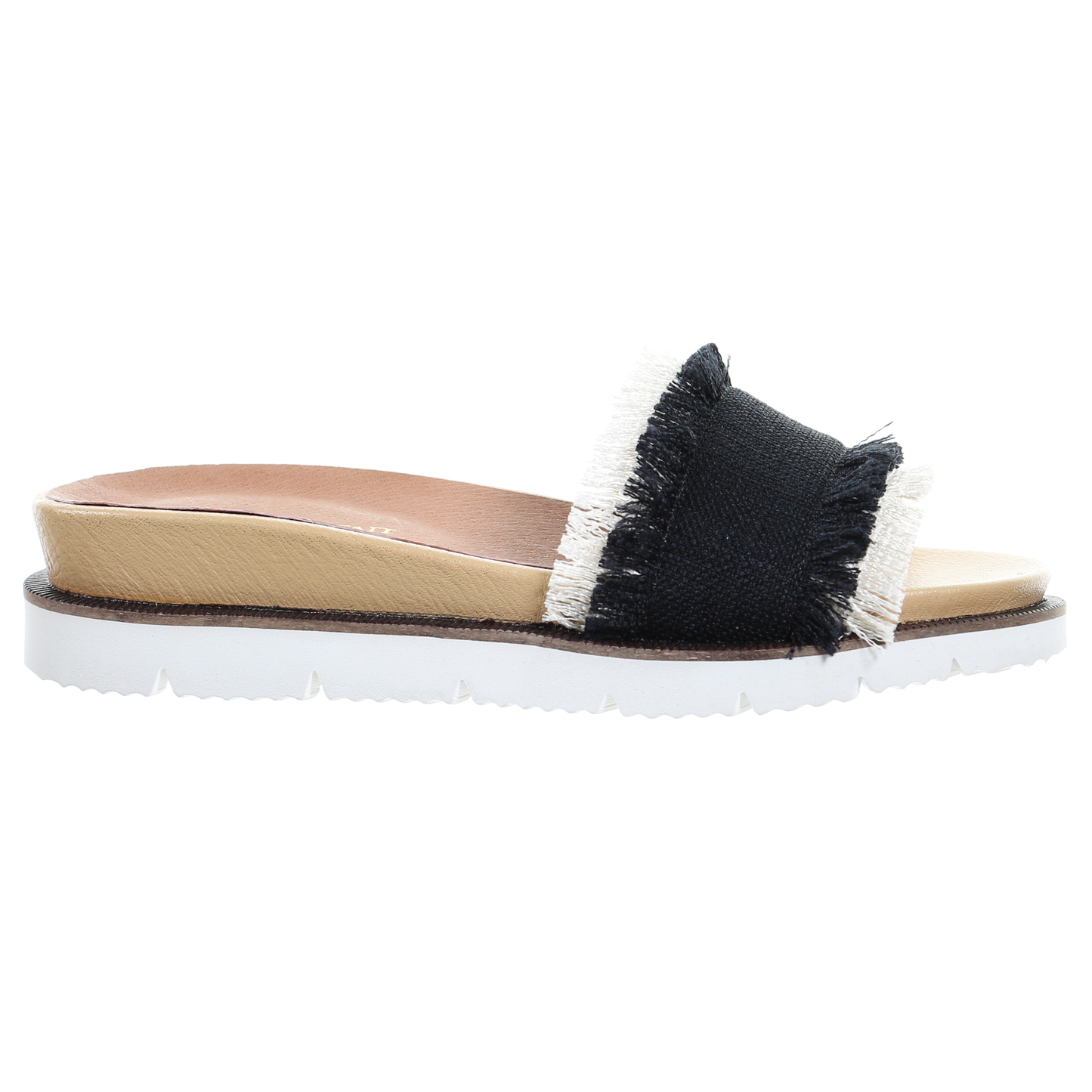 Color tassel strap comfort slipper