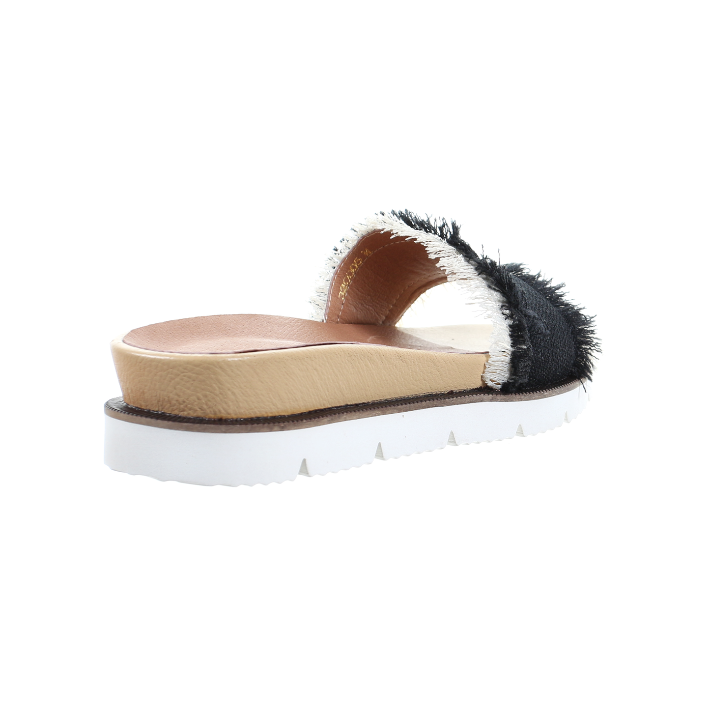 Color tassel strap comfort slipper