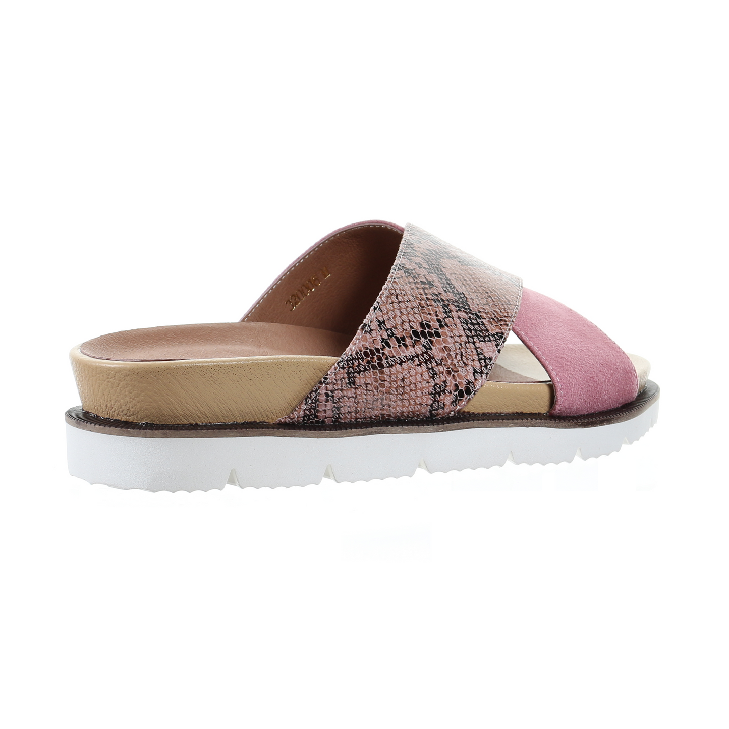 Cross strap comfort slipper