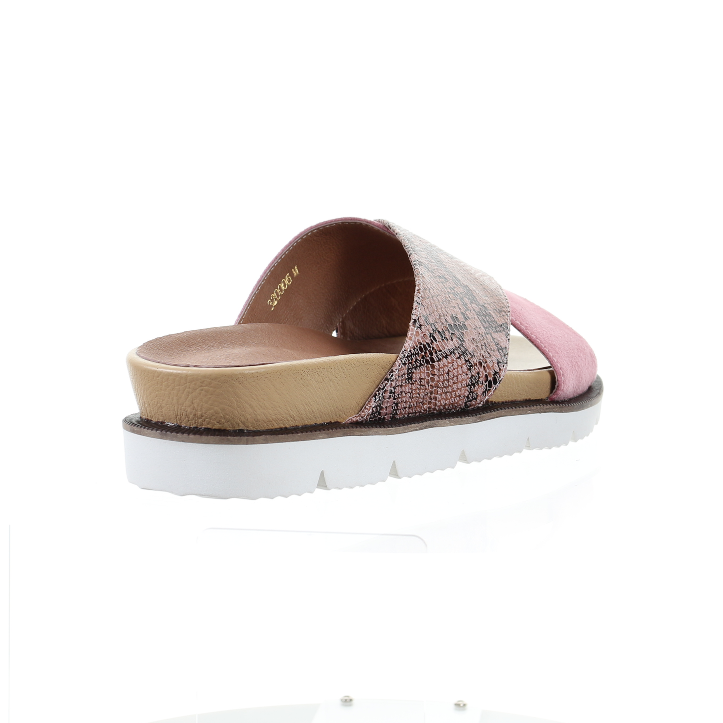 Cross strap comfort slipper