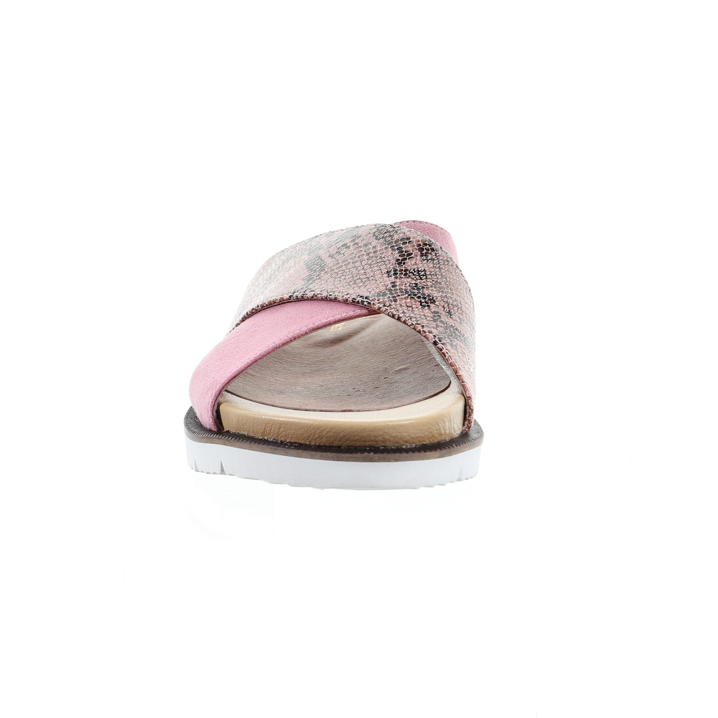 Cross strap comfort slipper