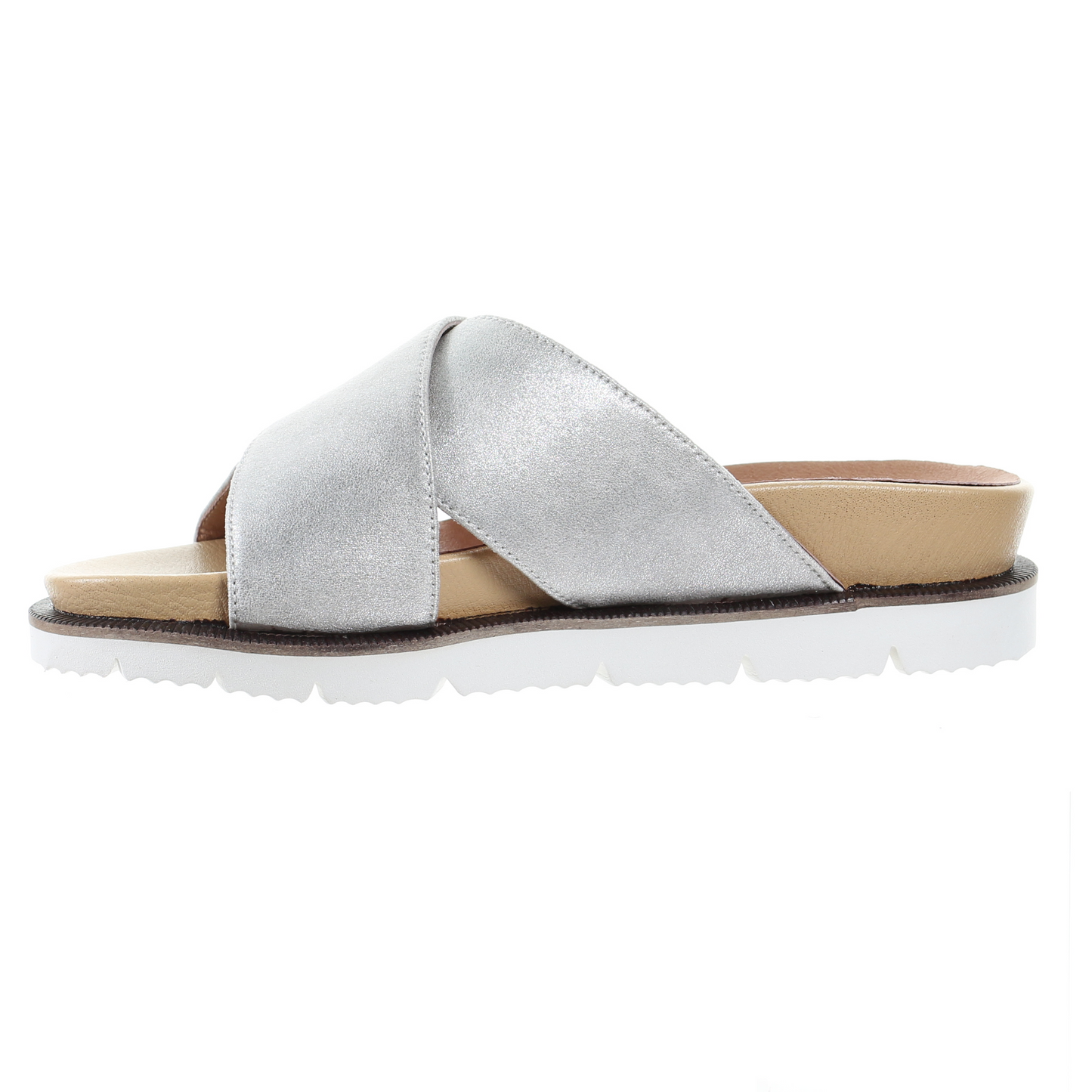 Cross strap comfort slipper