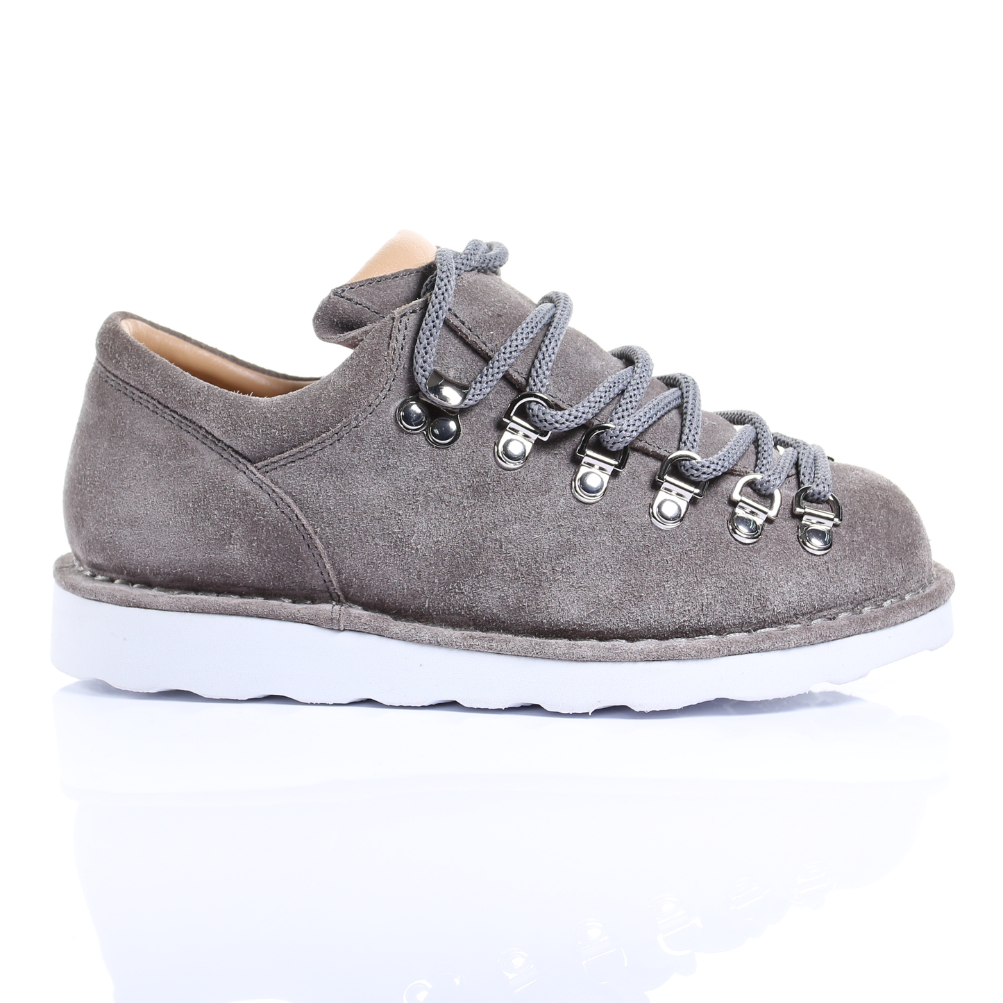 女士麂皮休閒靴(灰色)