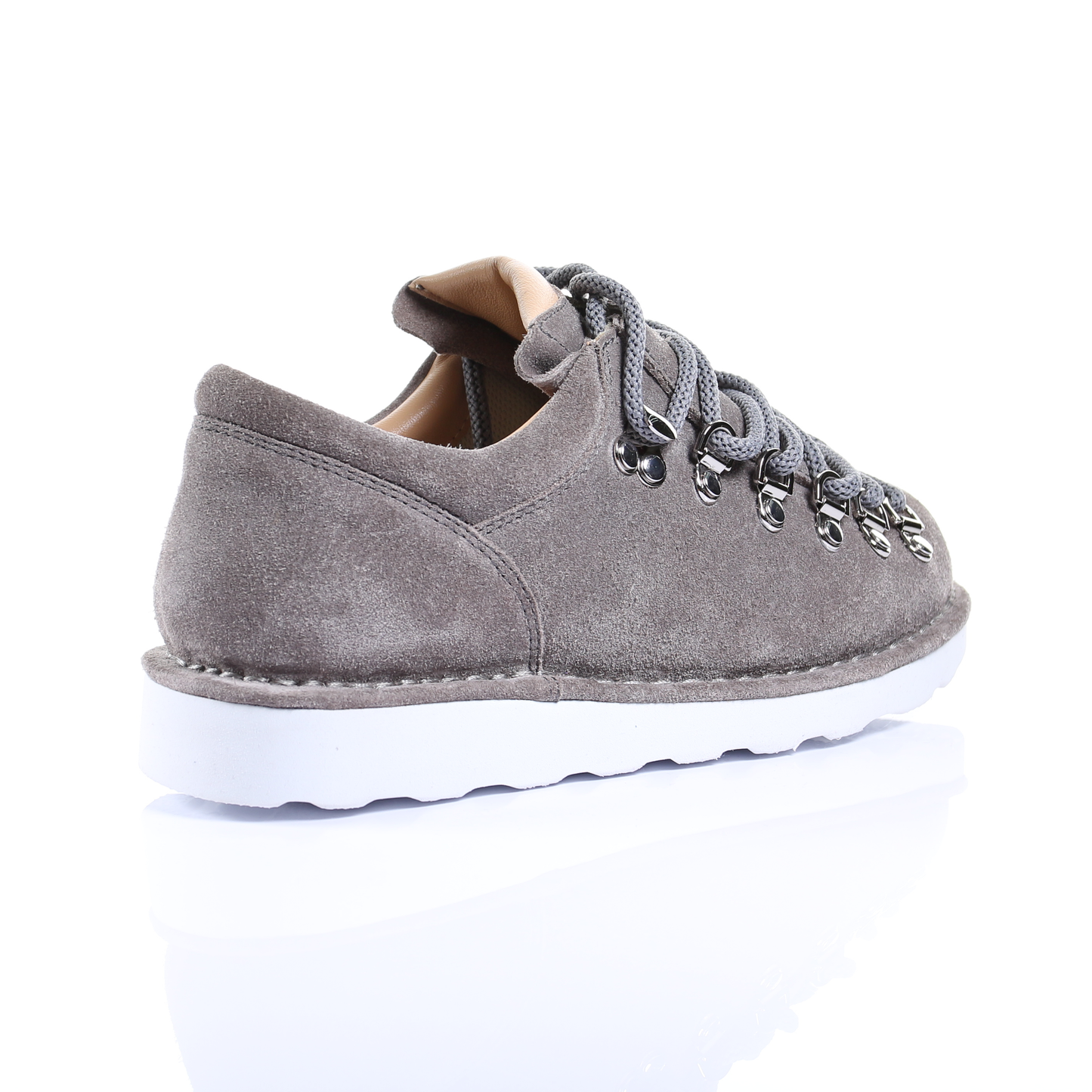 女士麂皮休閒靴(灰色)