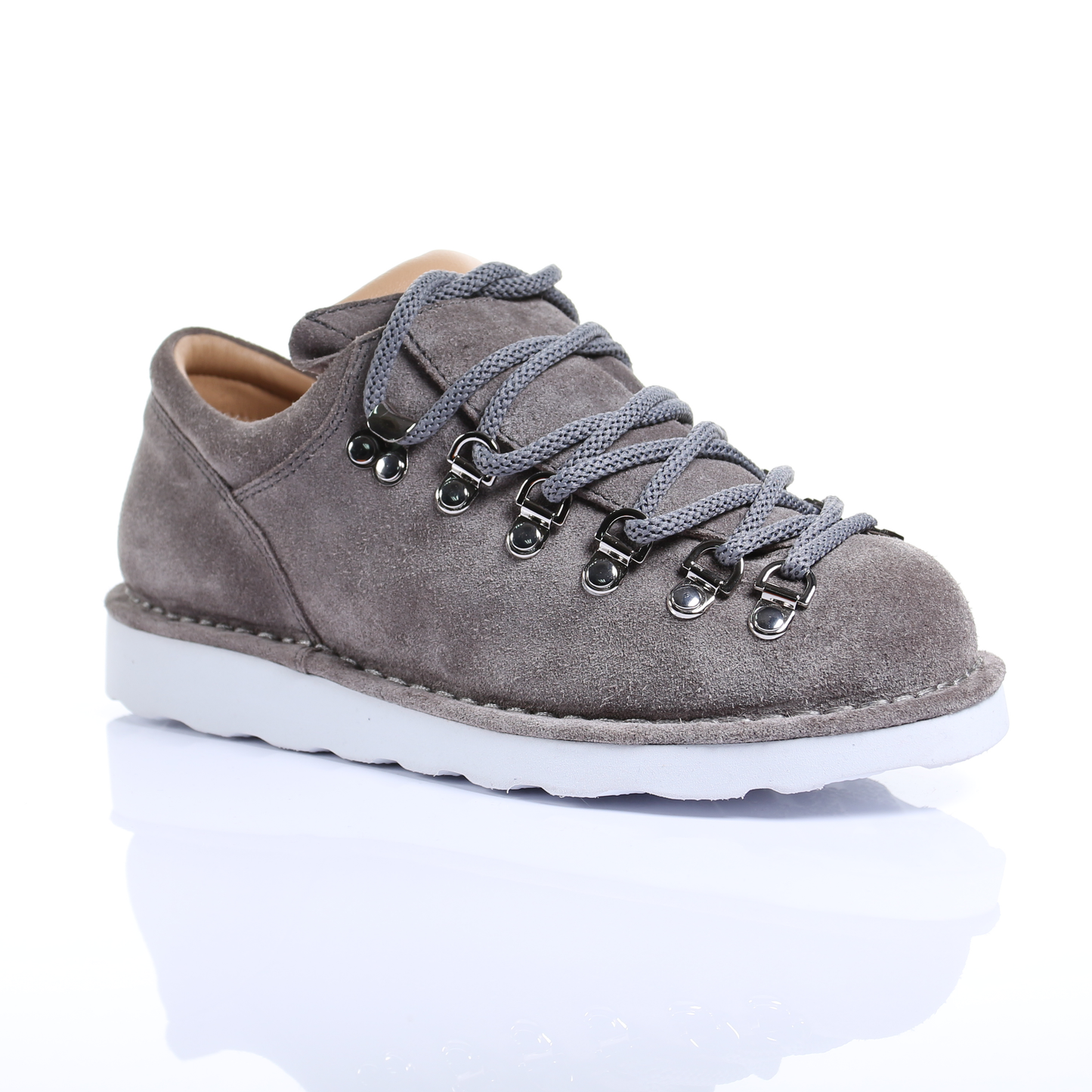 女士麂皮休閒靴(灰色)