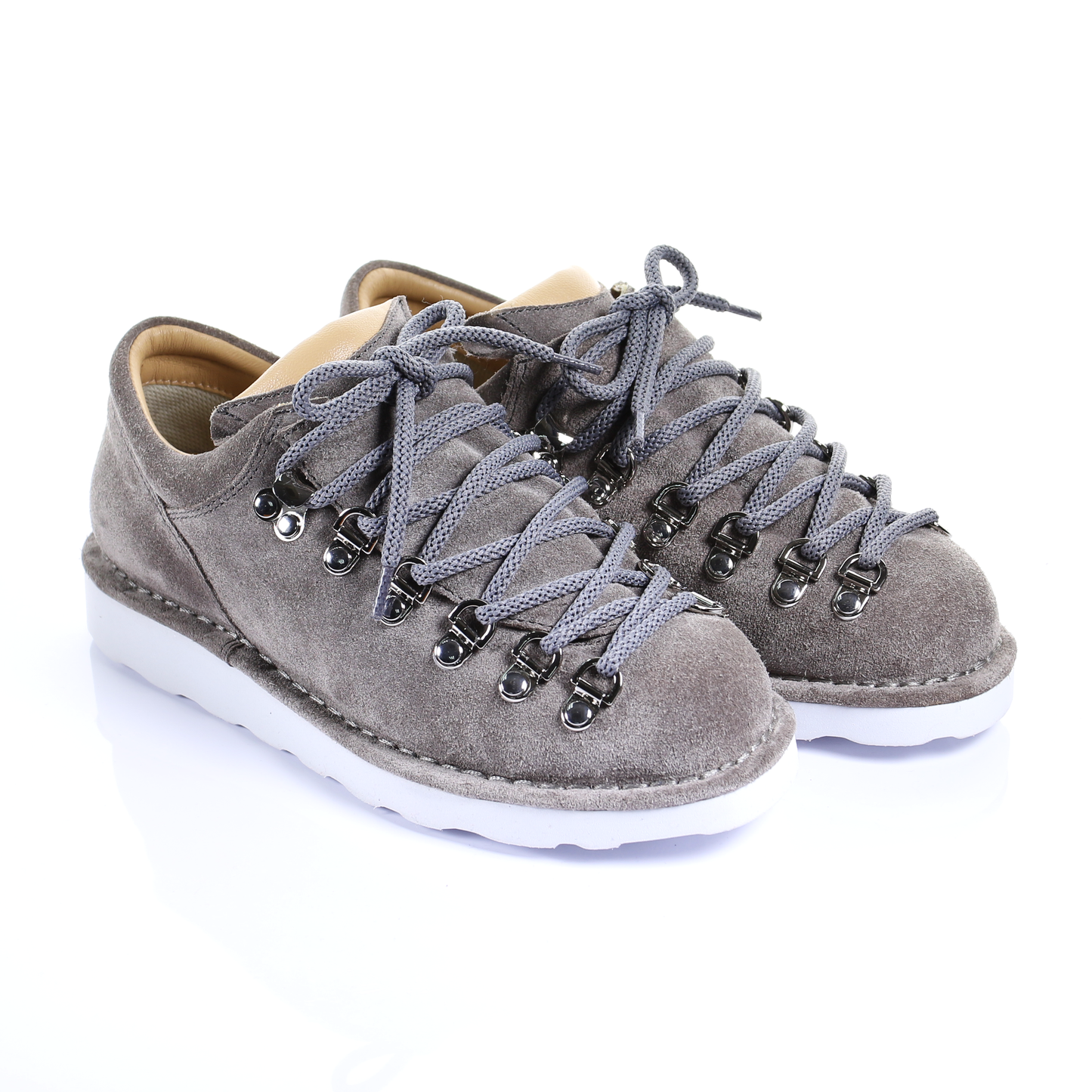 女士麂皮休閒靴(灰色)