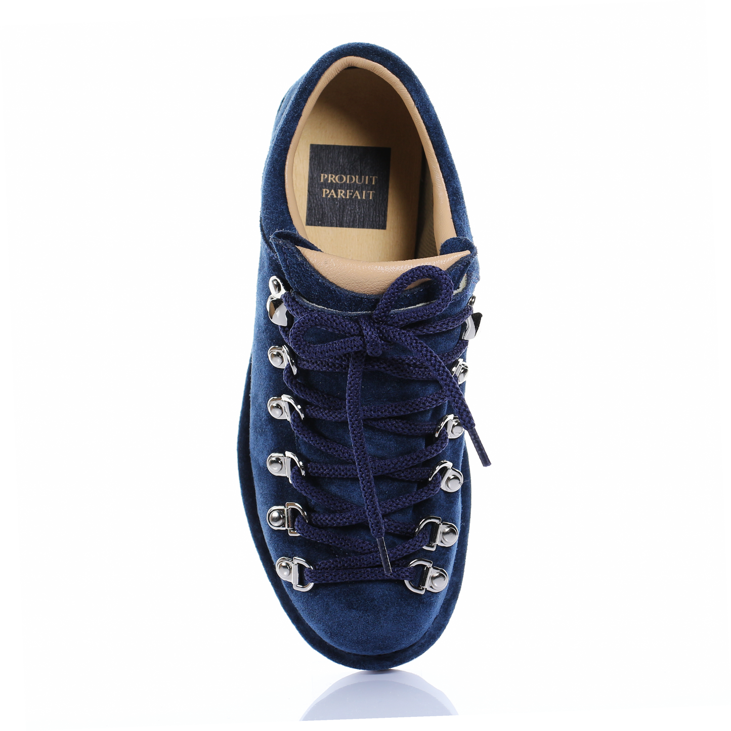 女士麂皮休閒靴(藏青色)