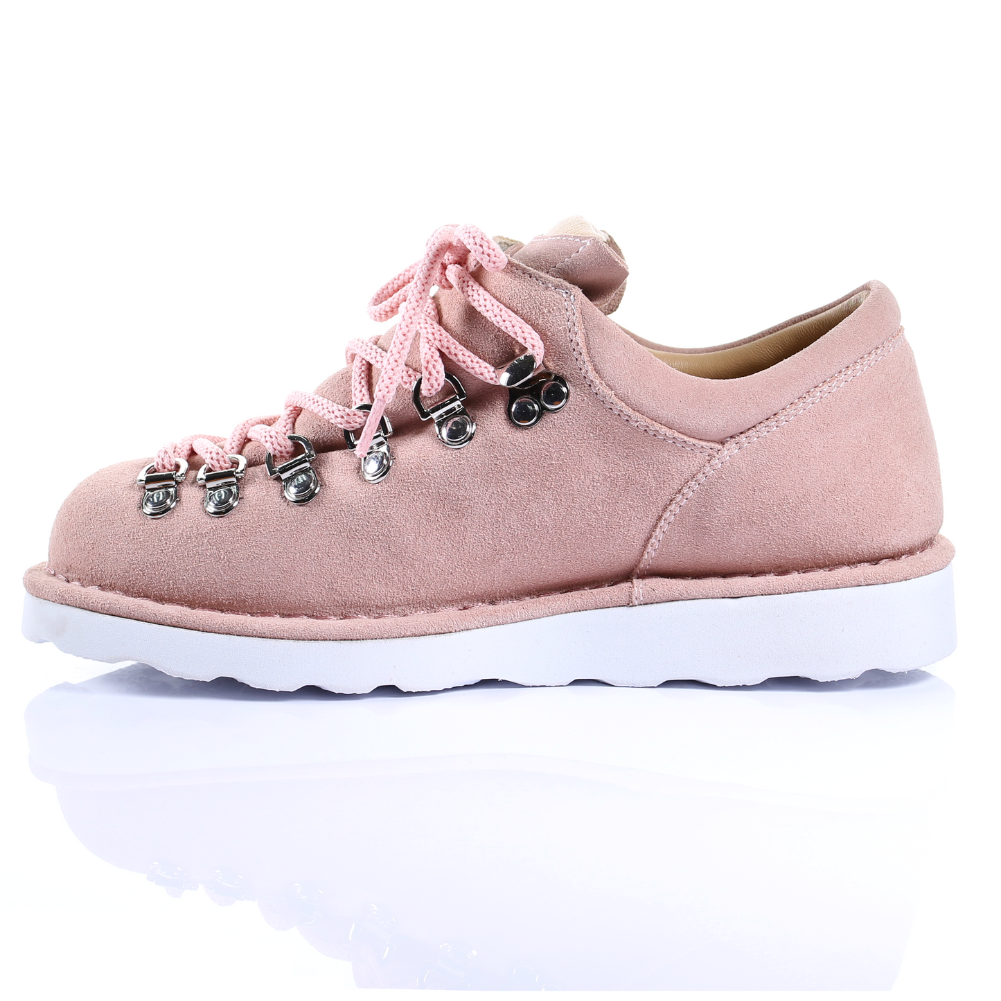 Ladies Suede Casual Boots (Pink)