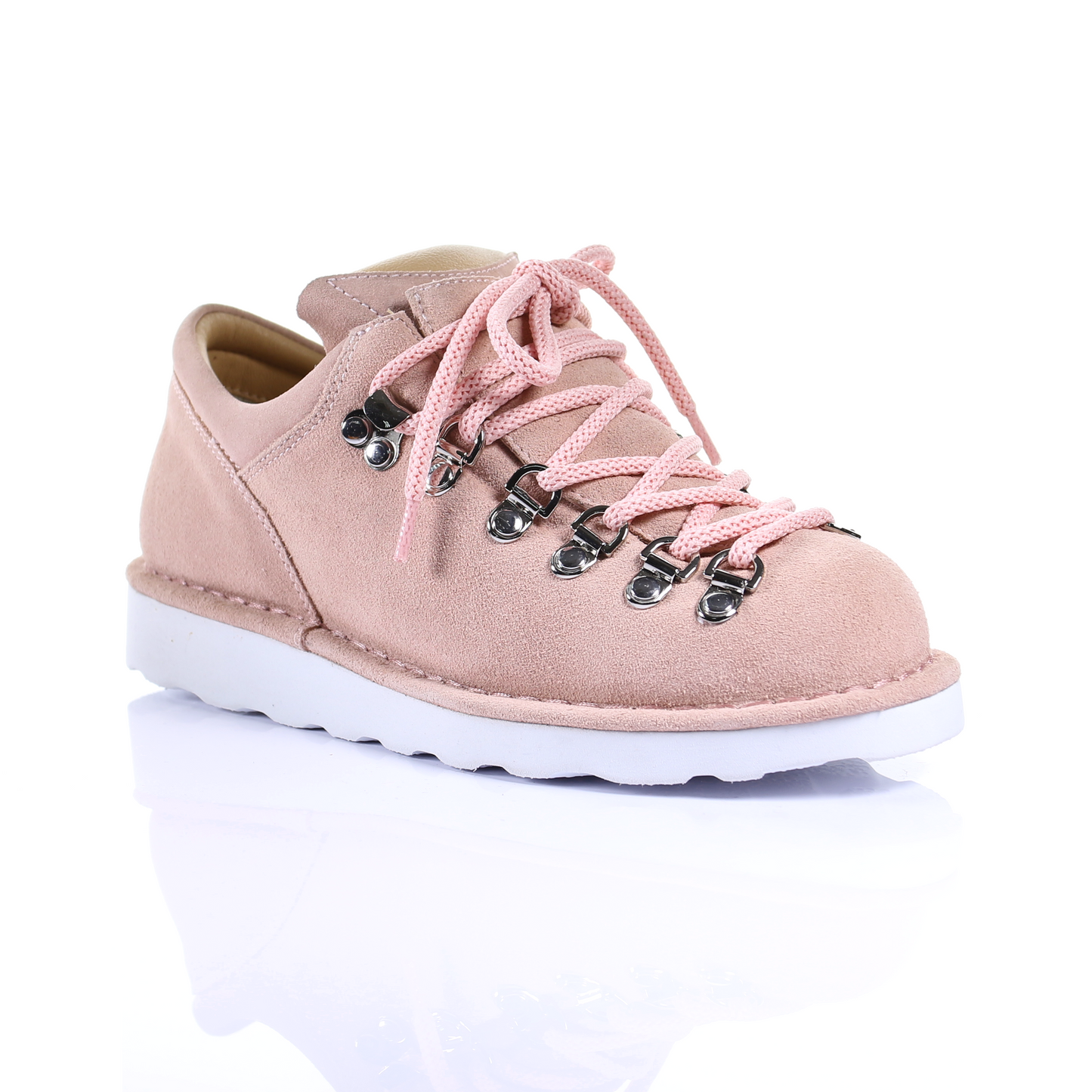 Ladies Suede Casual Boots (Pink)