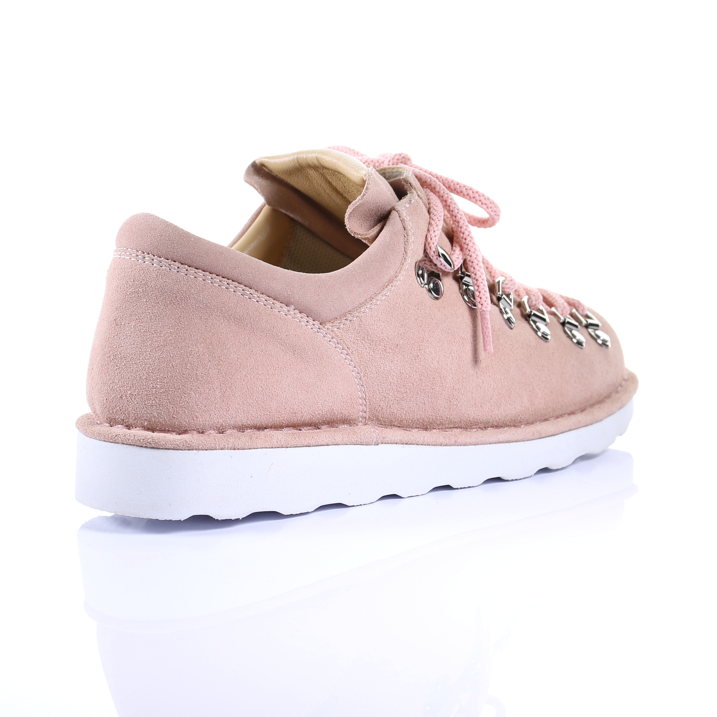 Ladies Suede Casual Boots (Pink)