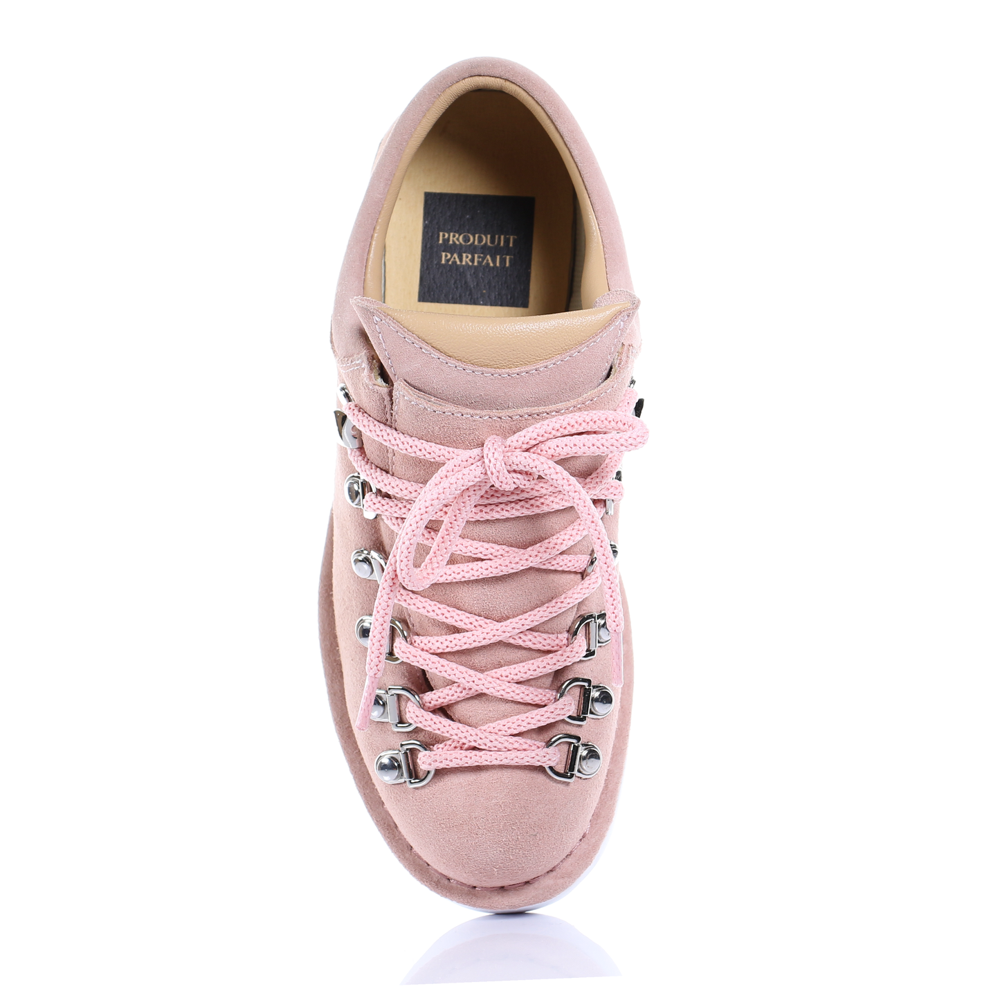 Ladies Suede Casual Boots (Pink)