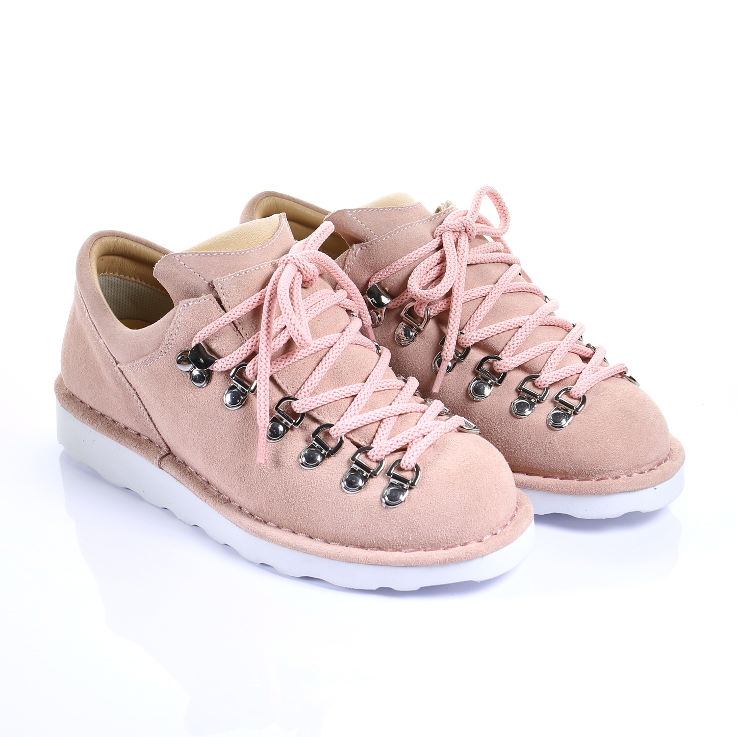 Ladies Suede Casual Boots (Pink)