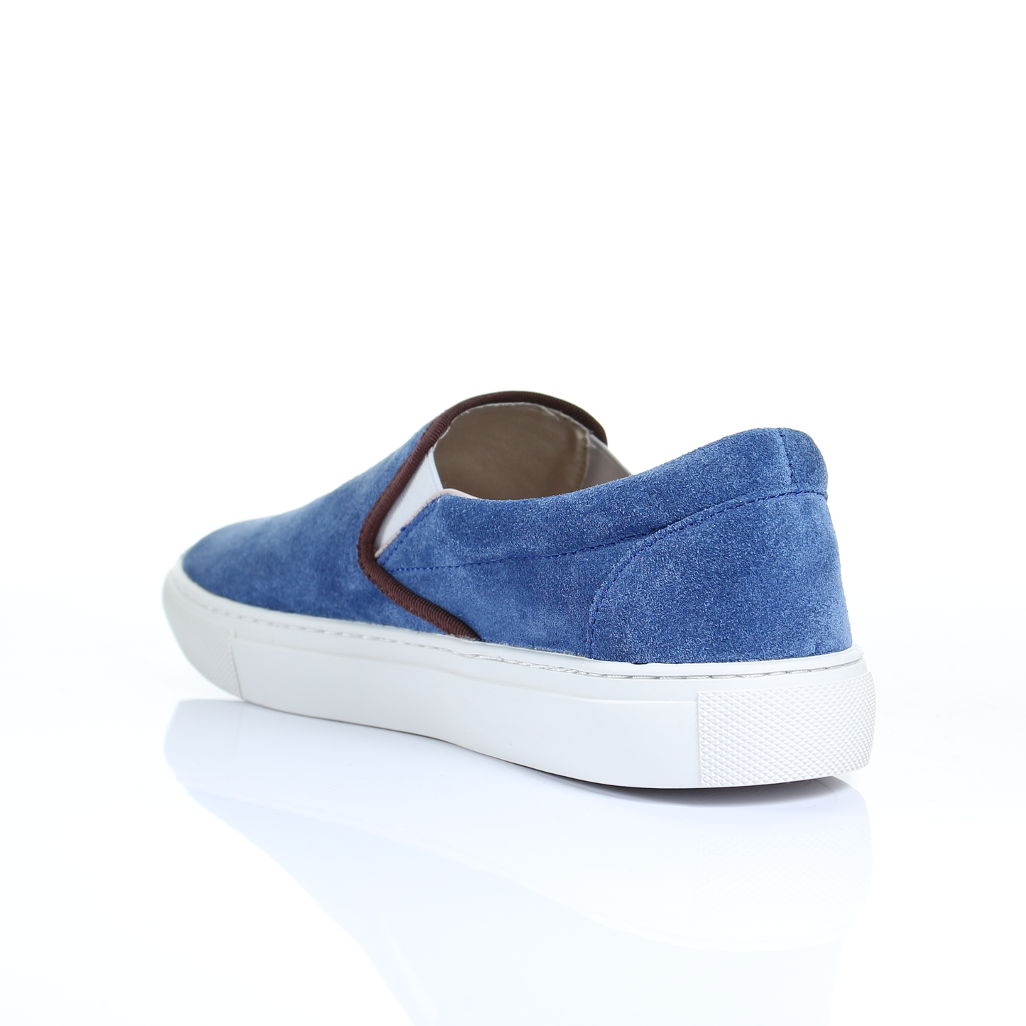 Suede Slip On Sneaker (Light Blue)