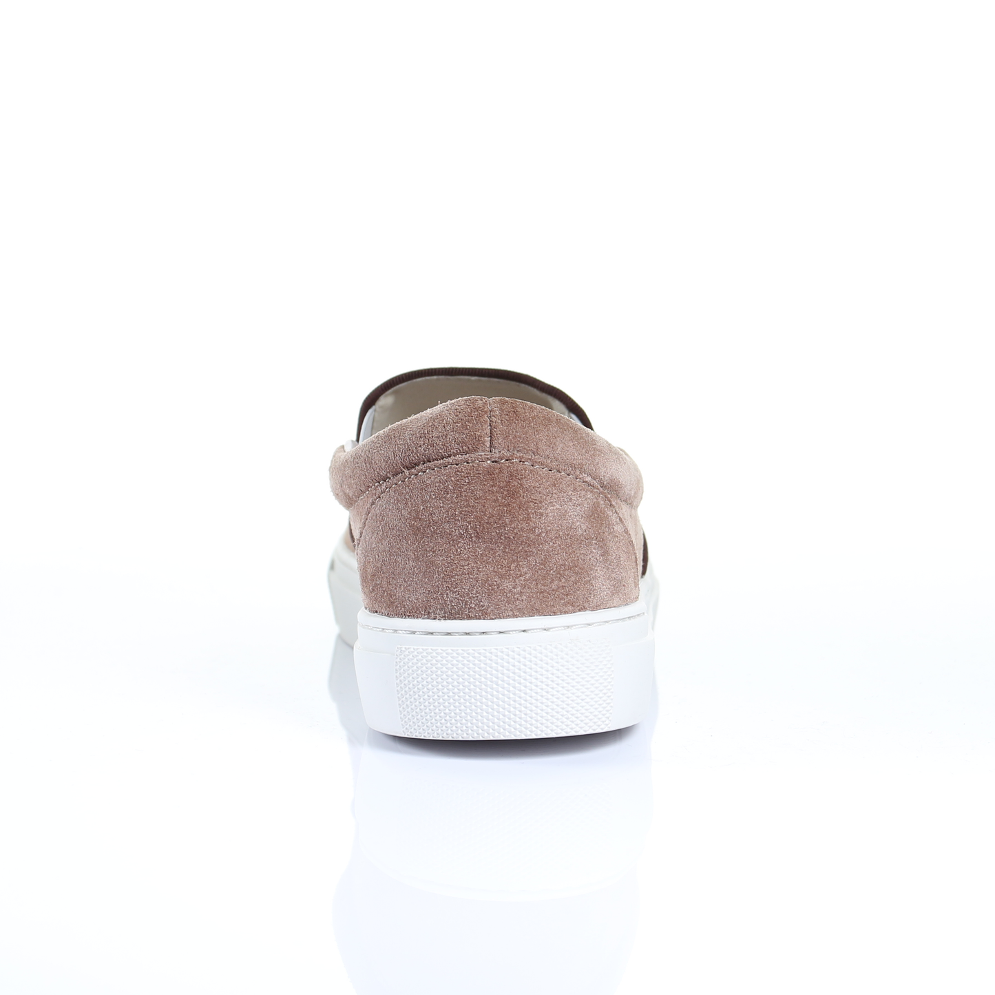 Suede Slip On Sneaker (Dark Beige)