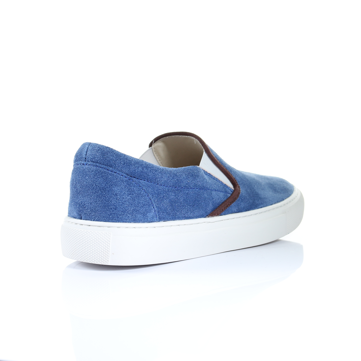 Suede Slip On Sneaker (Light Blue)