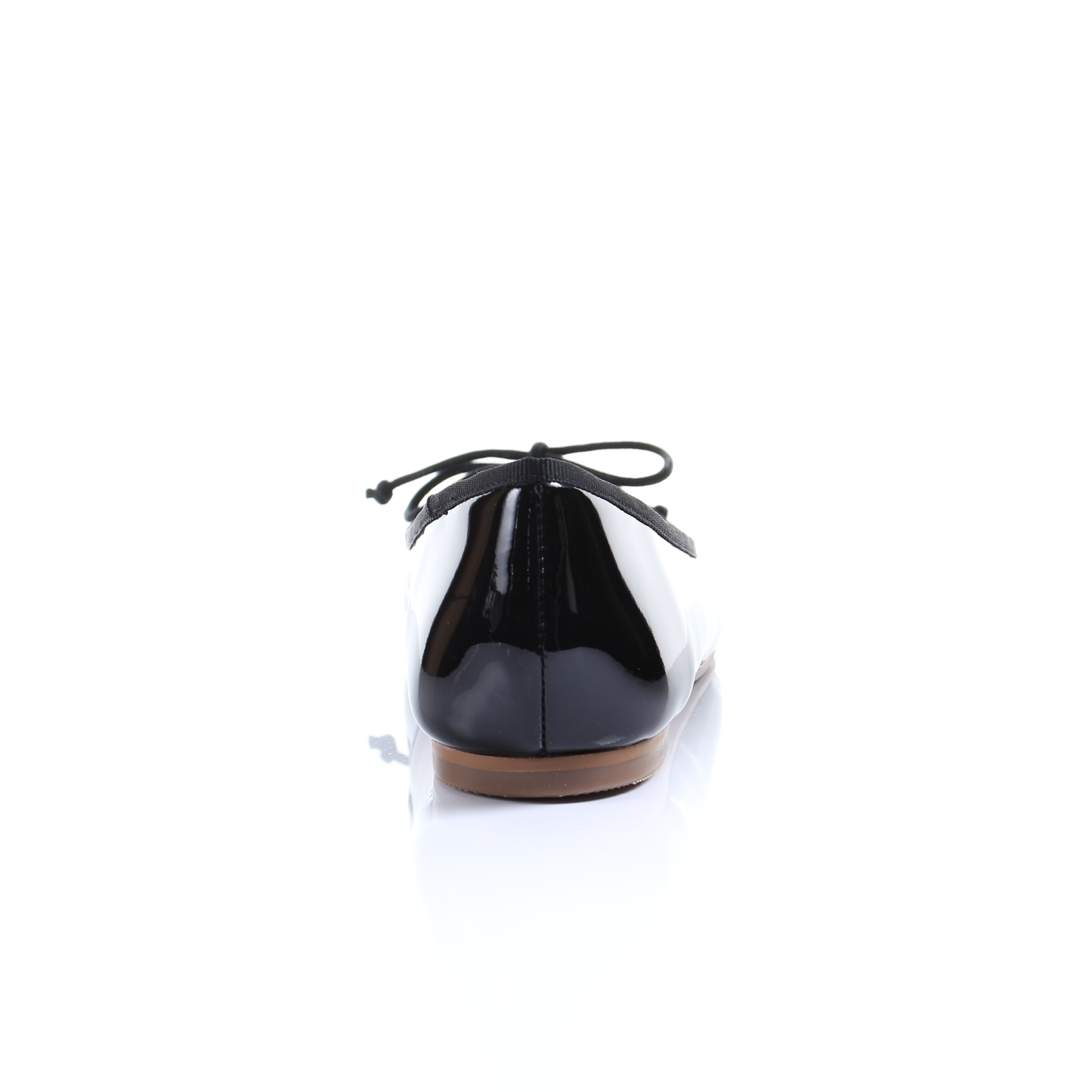 Patent Sheep Leather Ballerina (Black)