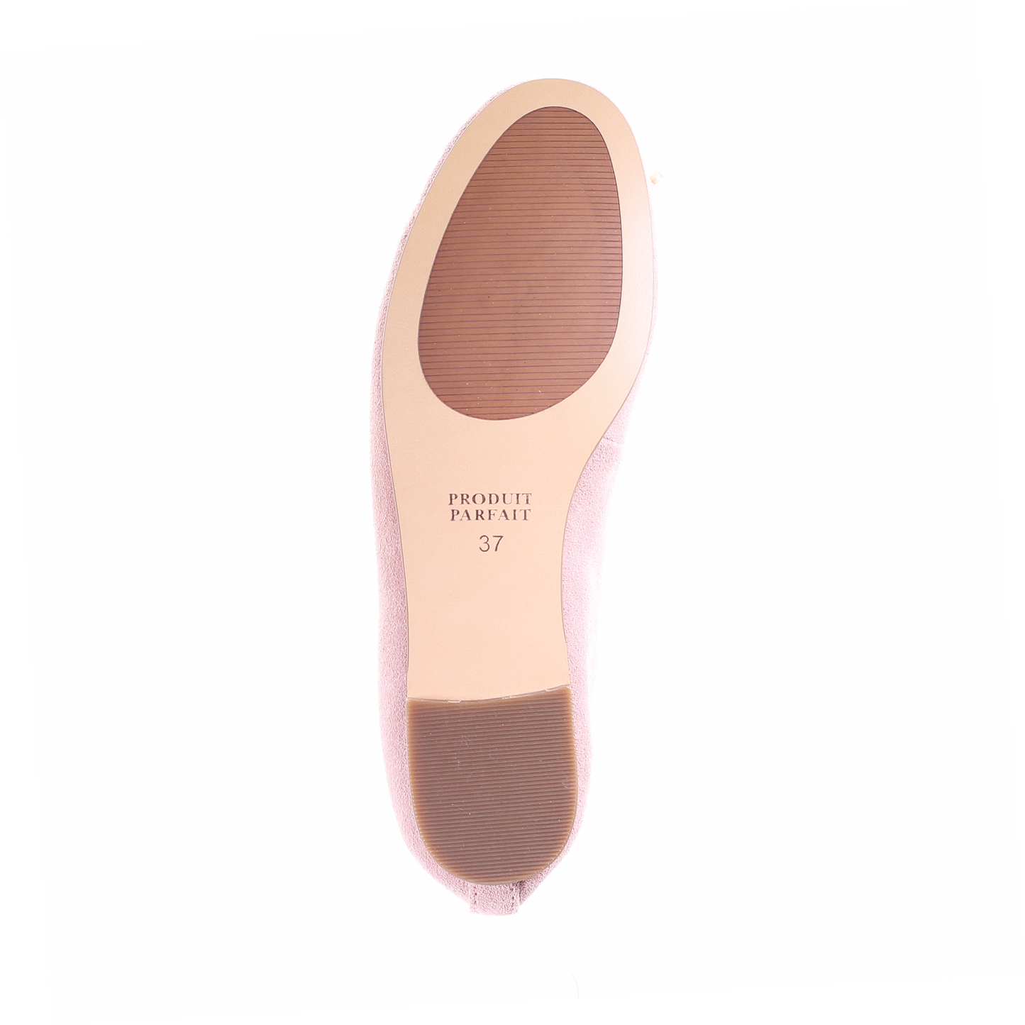 Bow suede ballerina (L.Pink)