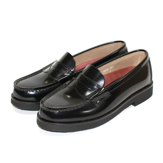 HARUTA Extralight Coin loafer-Women-206X BLACK