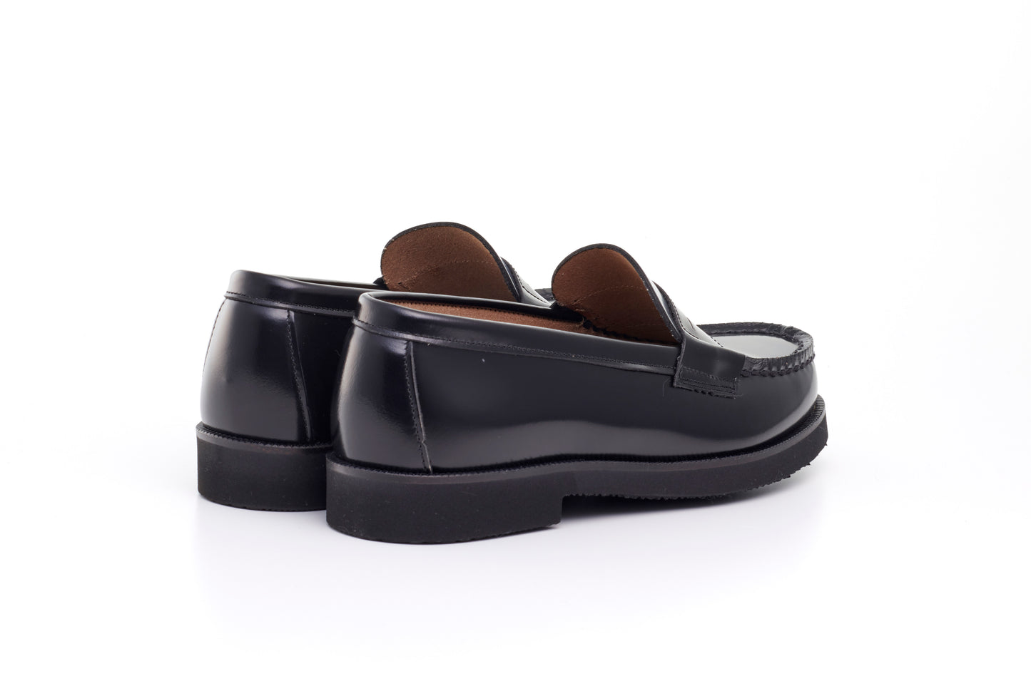 HARUTA Extralight Coin loafer-Women-206X BLACK