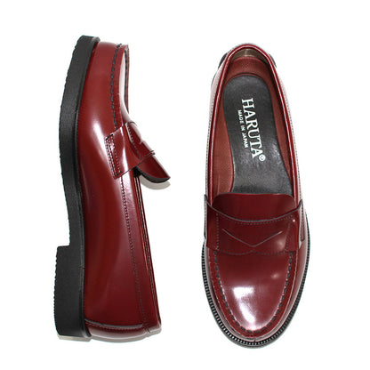 HARUTA Extralight Coin loafer-Women-206X RED