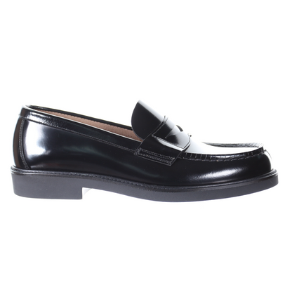 HARUTA Extralight coin loafer -MEN-706X BLACK