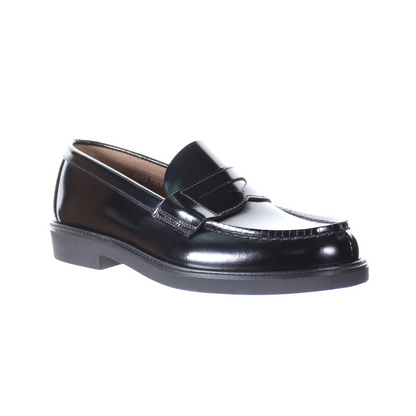 HARUTA Extralight coin loafer -MEN-706X BLACK