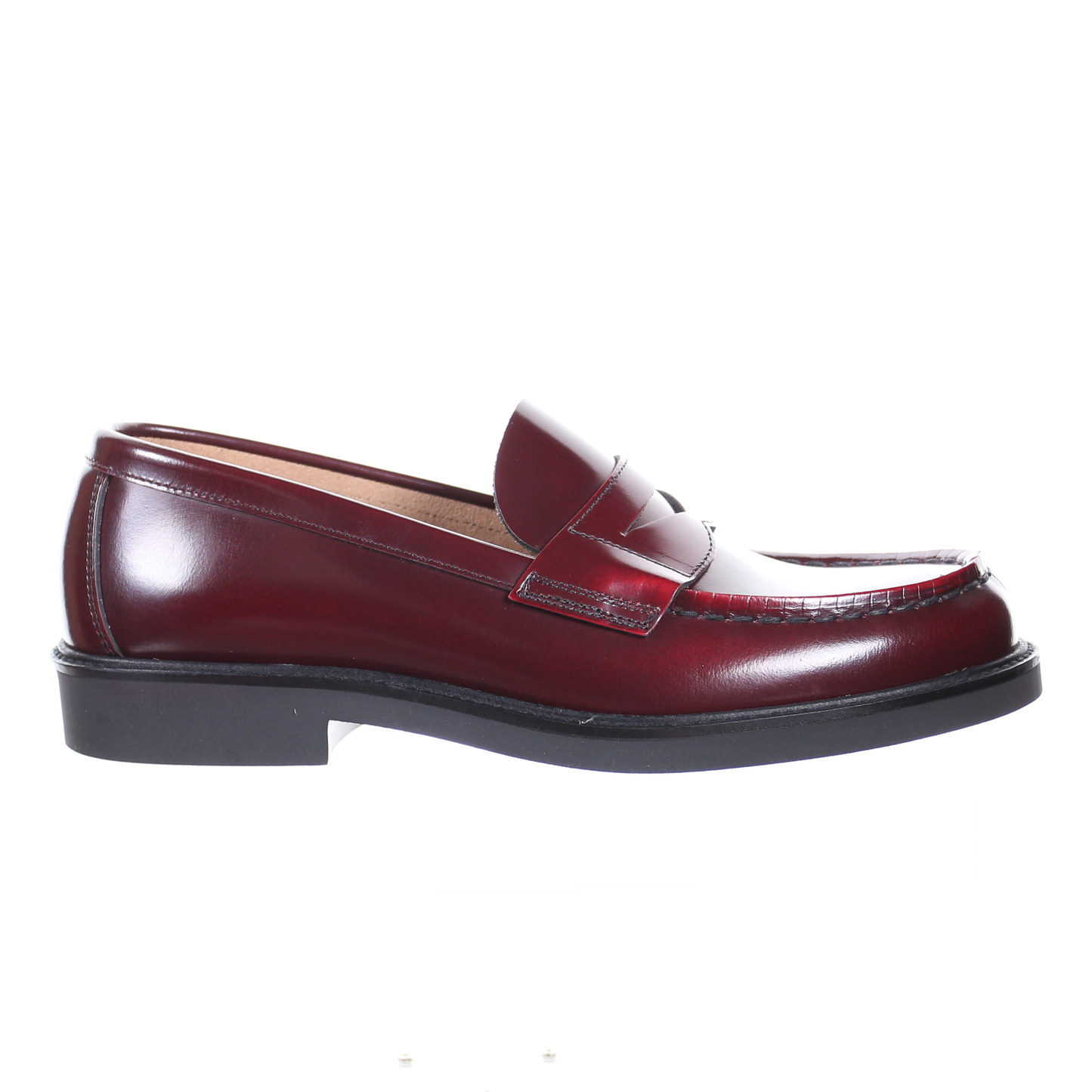 HARUTA Extralight coin loafer -MEN-706X BUGANDY