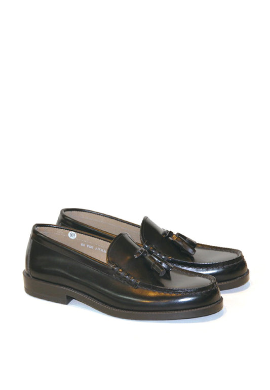 HARUTA Tassel loafer-MEN-907 Black