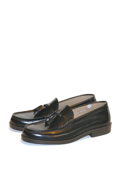 HARUTA Tassel loafer-MEN-907 Black