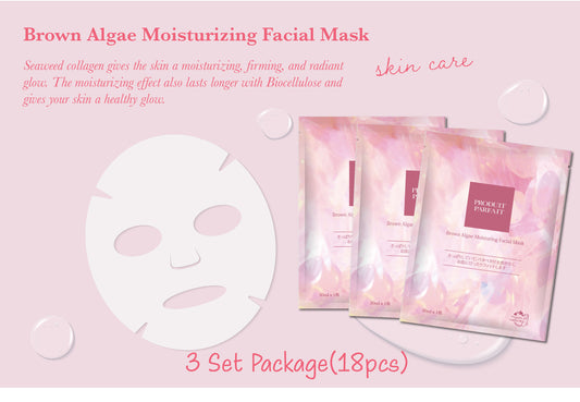Brown Algae Moisturizing Facial Mask ( 3Set package )