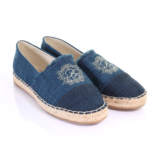 Twotone Espadrilles-Navy