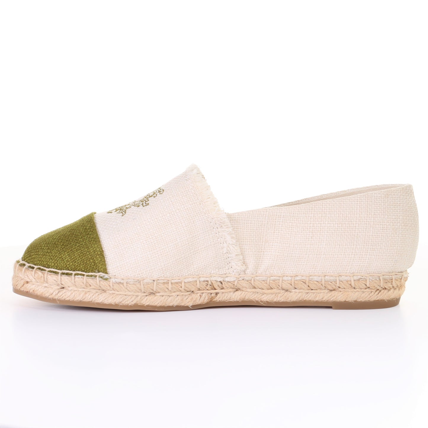Twotone Espadrilles-Green