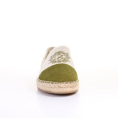 Twotone Espadrilles-Green