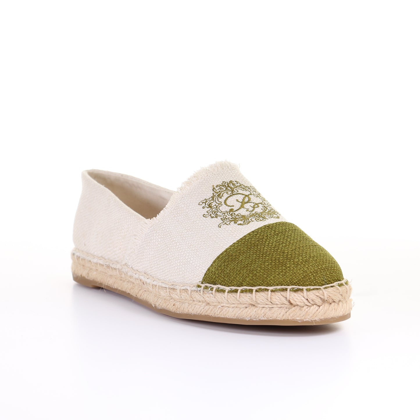 Twotone Espadrilles-Green
