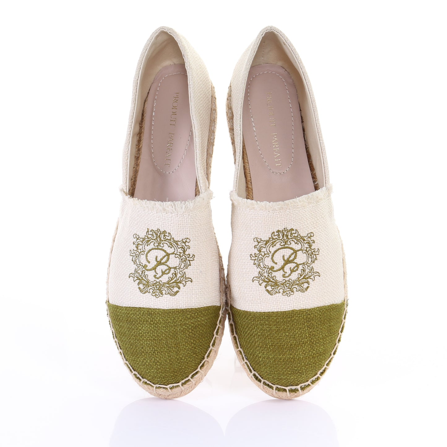 Twotone Espadrilles-Green